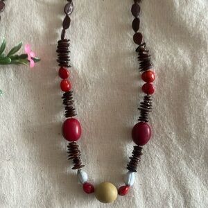 Classic Handcrafted Multi Tone Seed Bead Tropical Statement Layering Necklace